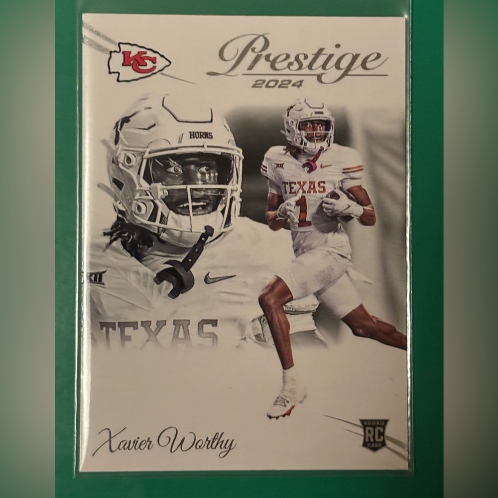 Xavier Worthy 2024 Prestige Rookie Card Kansas City Chiefs
Card No. 330.